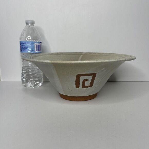 Studio‎ Western Pottery Stoneware Bowl Serving Salad Fruit Console - Picture 1 of 9